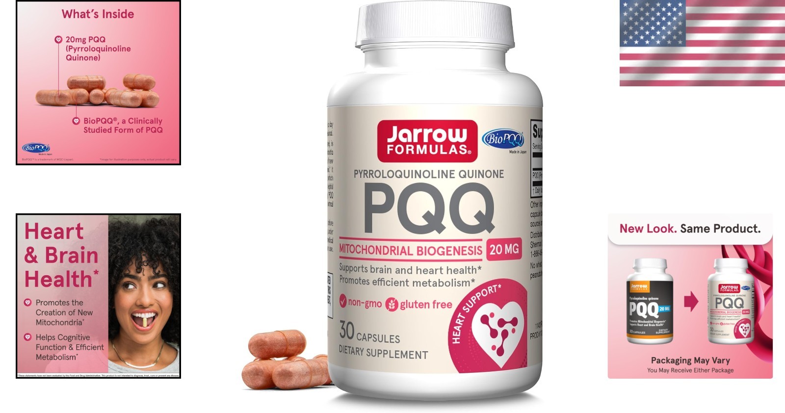 Essential PQQ 20mg Dietary Supplement for Heart & Cognitive Health – 30 Capsules