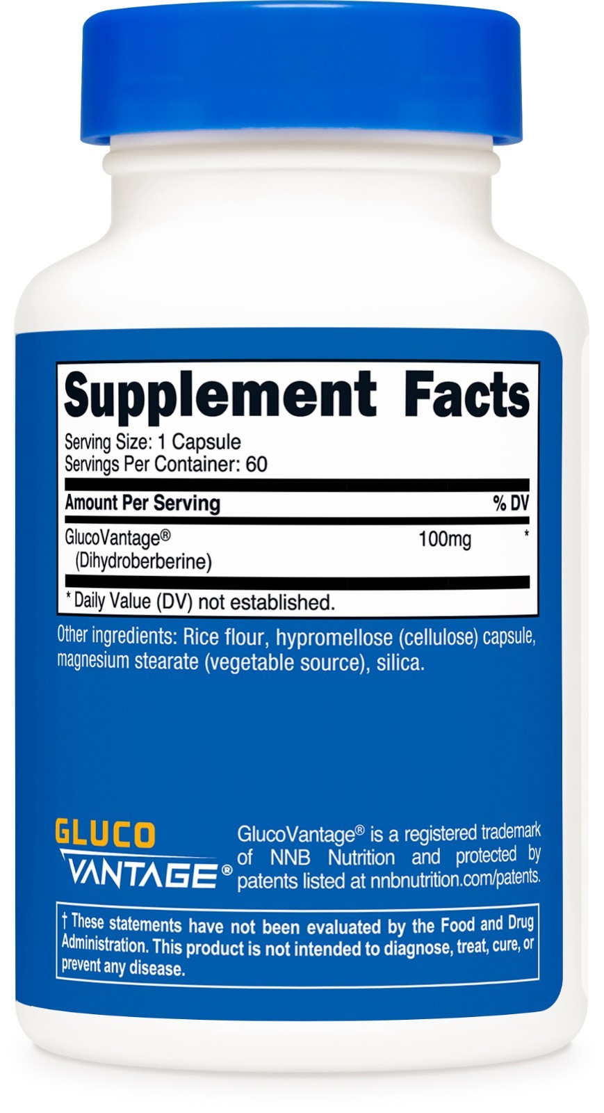 Nutricost Dihydroberberine Capsules (100mg, 60 Capsules) – Vegan, Gluten Free