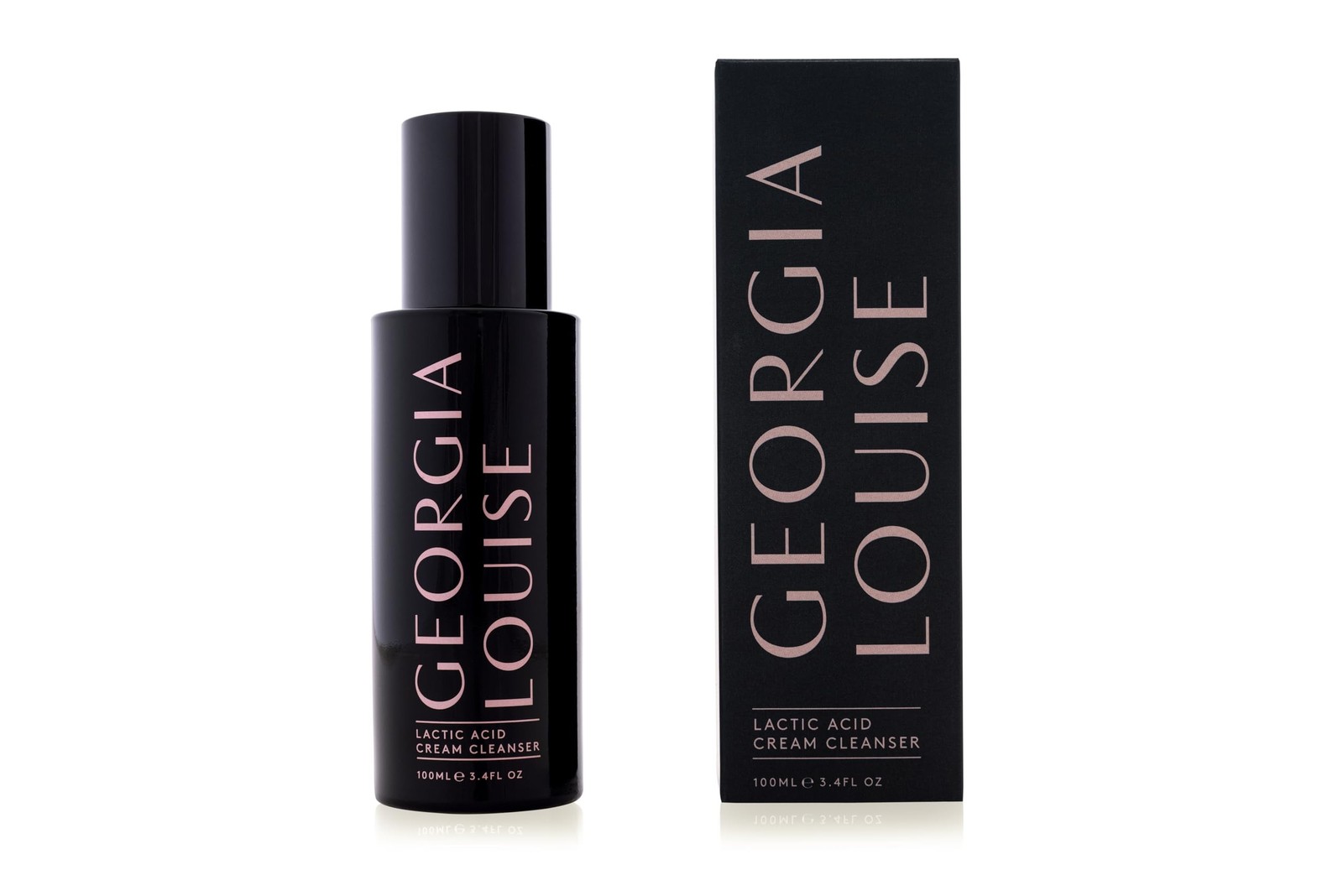 Georgia Louise, Lactic Acid Cream Cleanser, 100 ml 3.4 Fl Oz (Pack of 1)