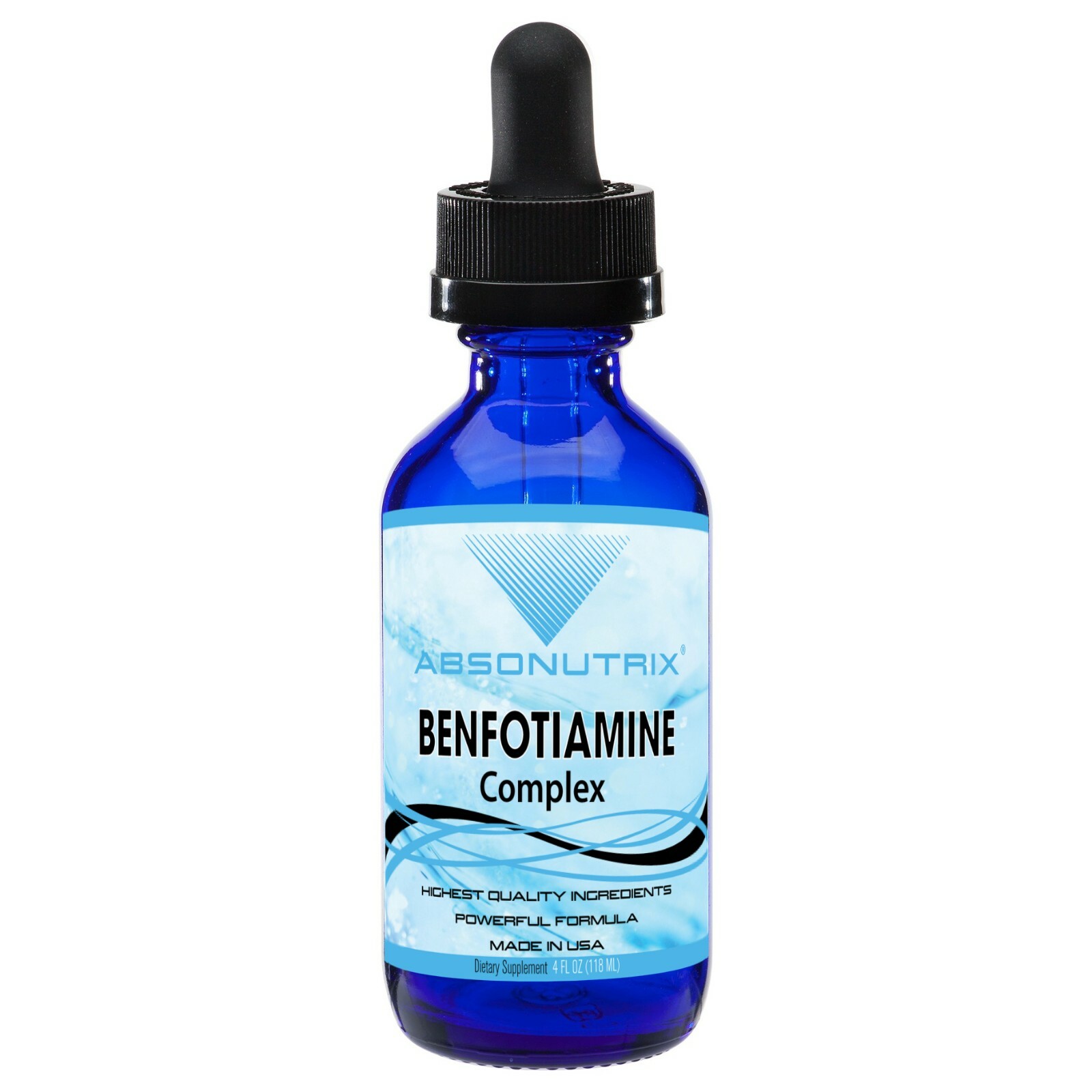 Absonutrix Benfotiamine Complex 300mg Heart and overall body health 4 fl oz USA