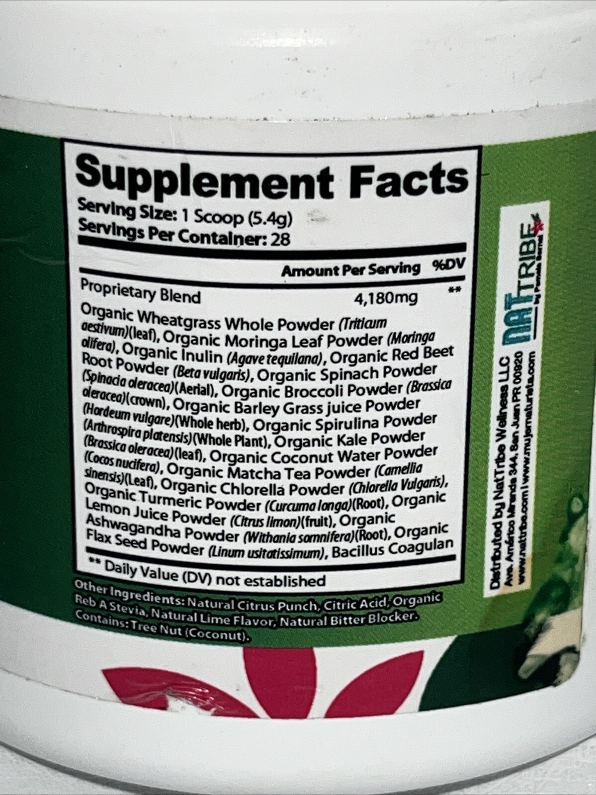 Essential Greens Juice Powder Sealed 28 Servings