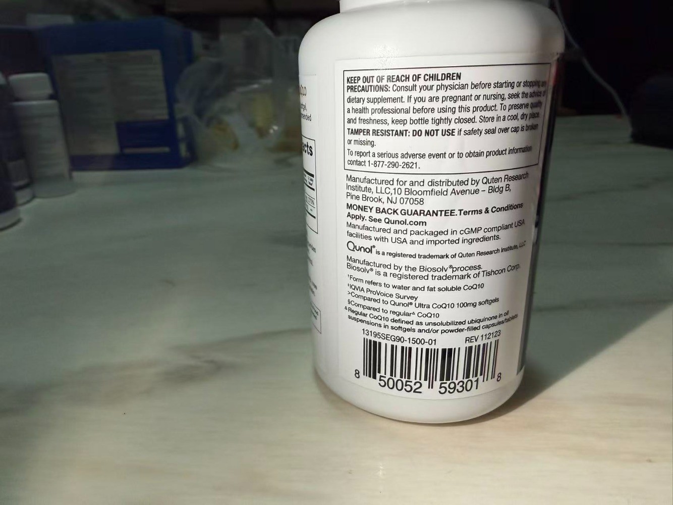 Qunol CoQ10 200mg Softgels – Ultra High Absorption Coenzyme Supplements3 bottles