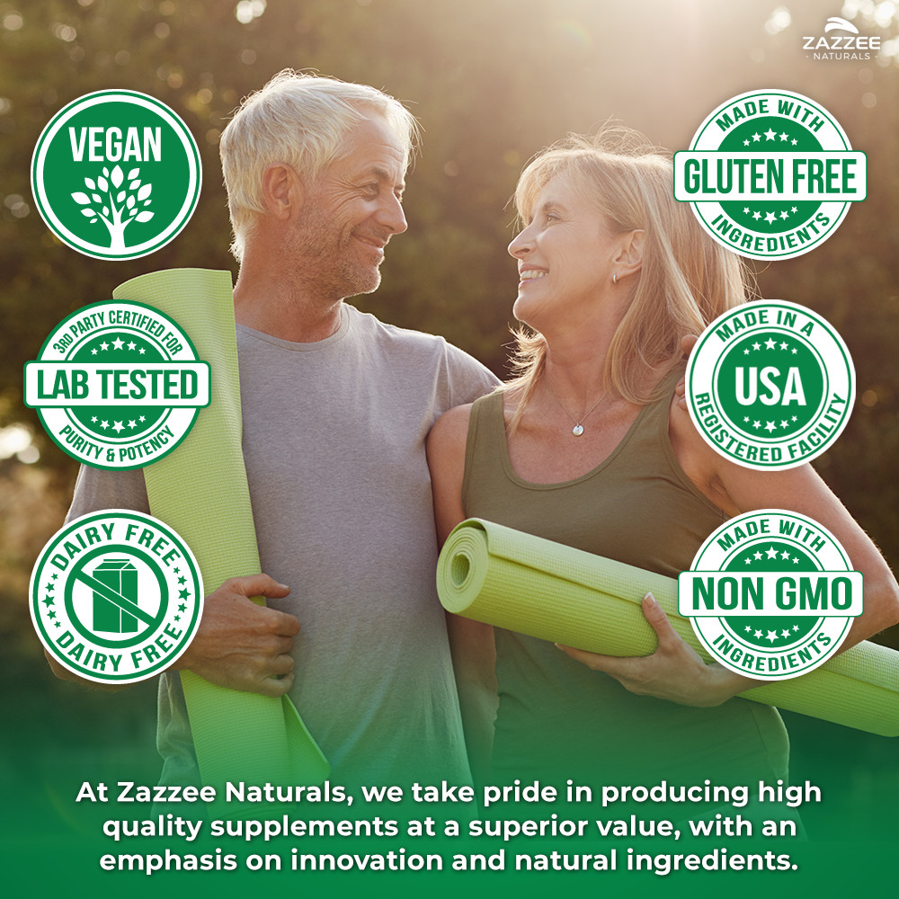 Zazzee Organic Moringa Extract 180 Capsules 7500 mg Strength 10:1 Antioxidant
