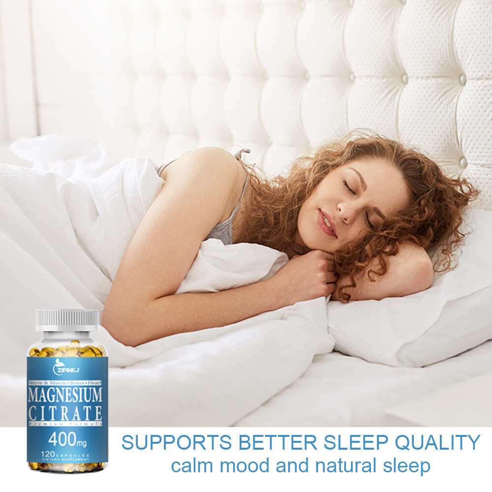 Magnesium Citrate Capsules Extra Strength High Absorption Magnesium Supplement