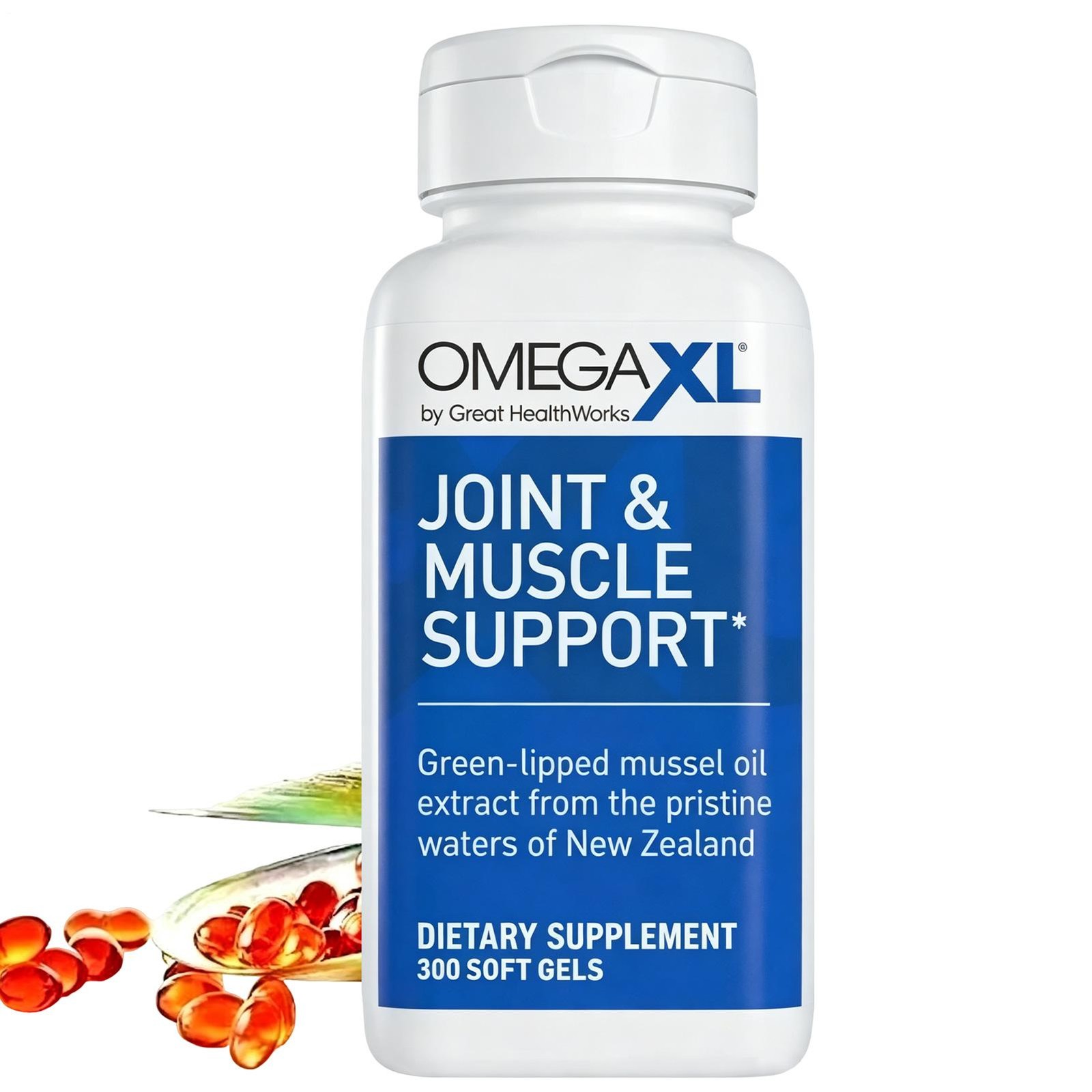 Omega XL 300 Capsules Green Lipped Mussel Joint & Muscle Relief Supplement