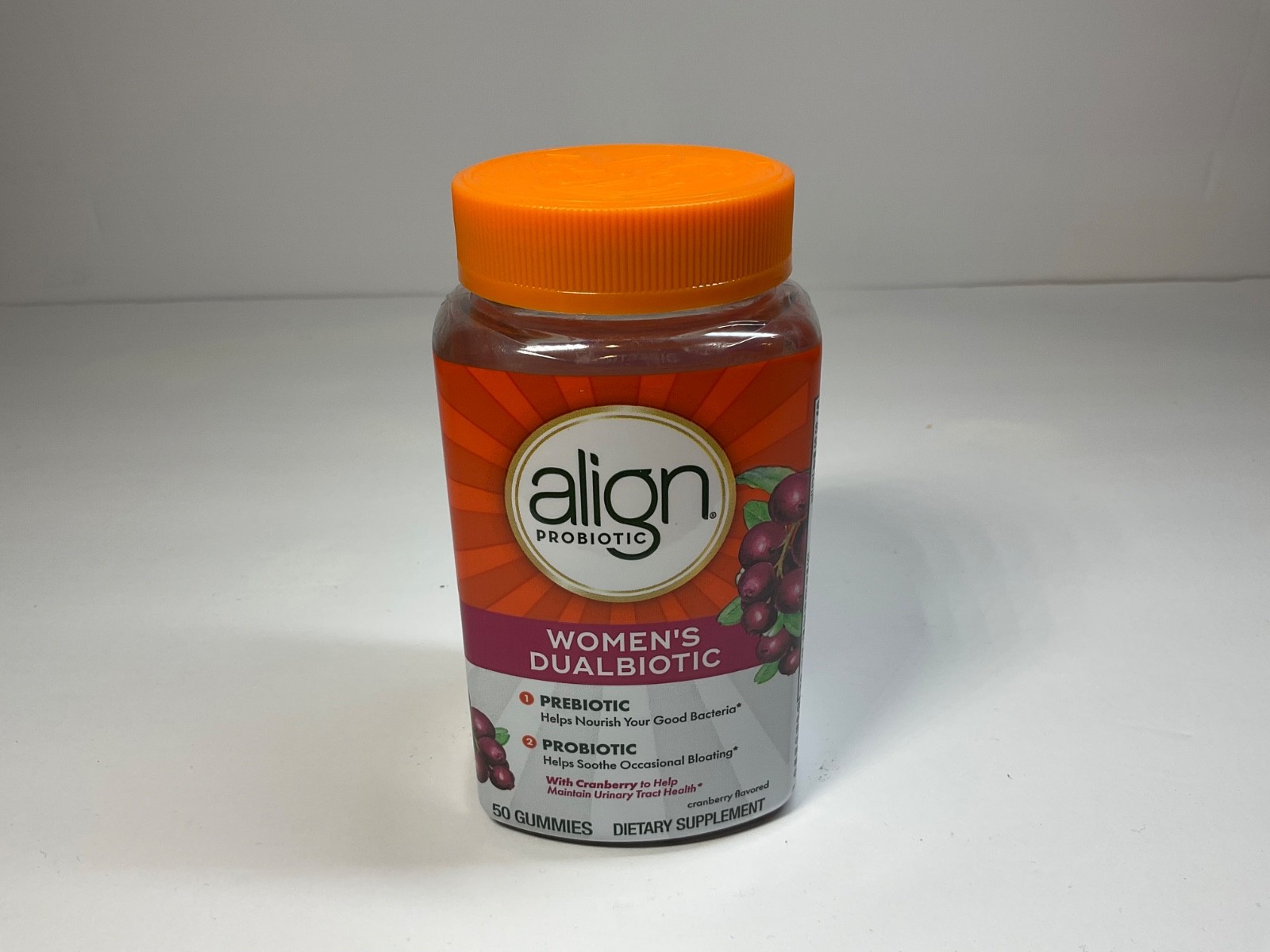 🔥Align Women’s Dualbiotic with Cranberry 50X 1 Count Gummies EXP 01/27🔥