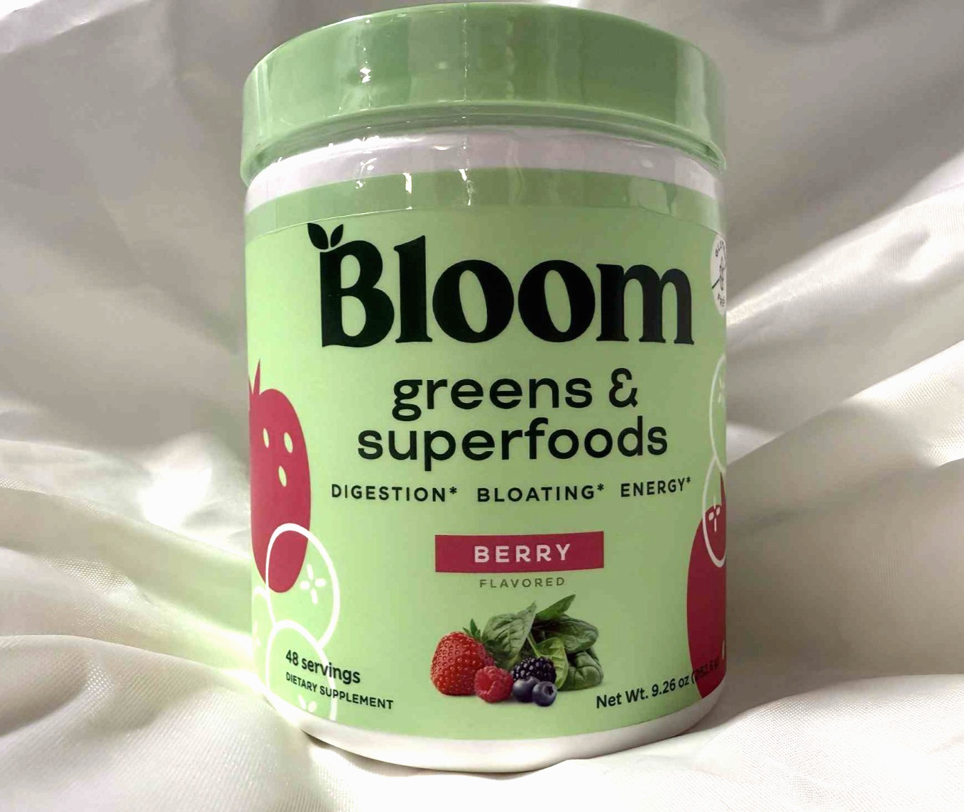 Bloom Berry Greens & Superfoods 48 Servings (9.26 oz) – NEW & Sealed Exp 11/2025