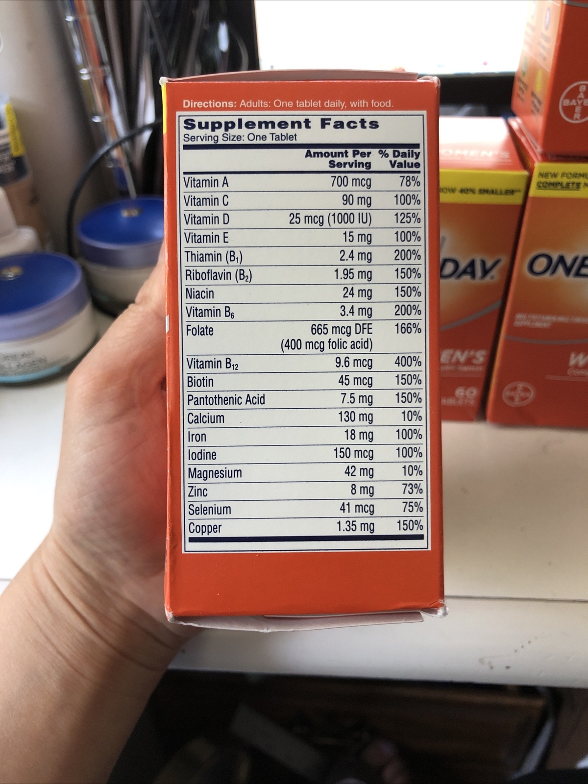 4 PACKS One A Day Women’s Complete Multivitamin 60 Exp 12/2024