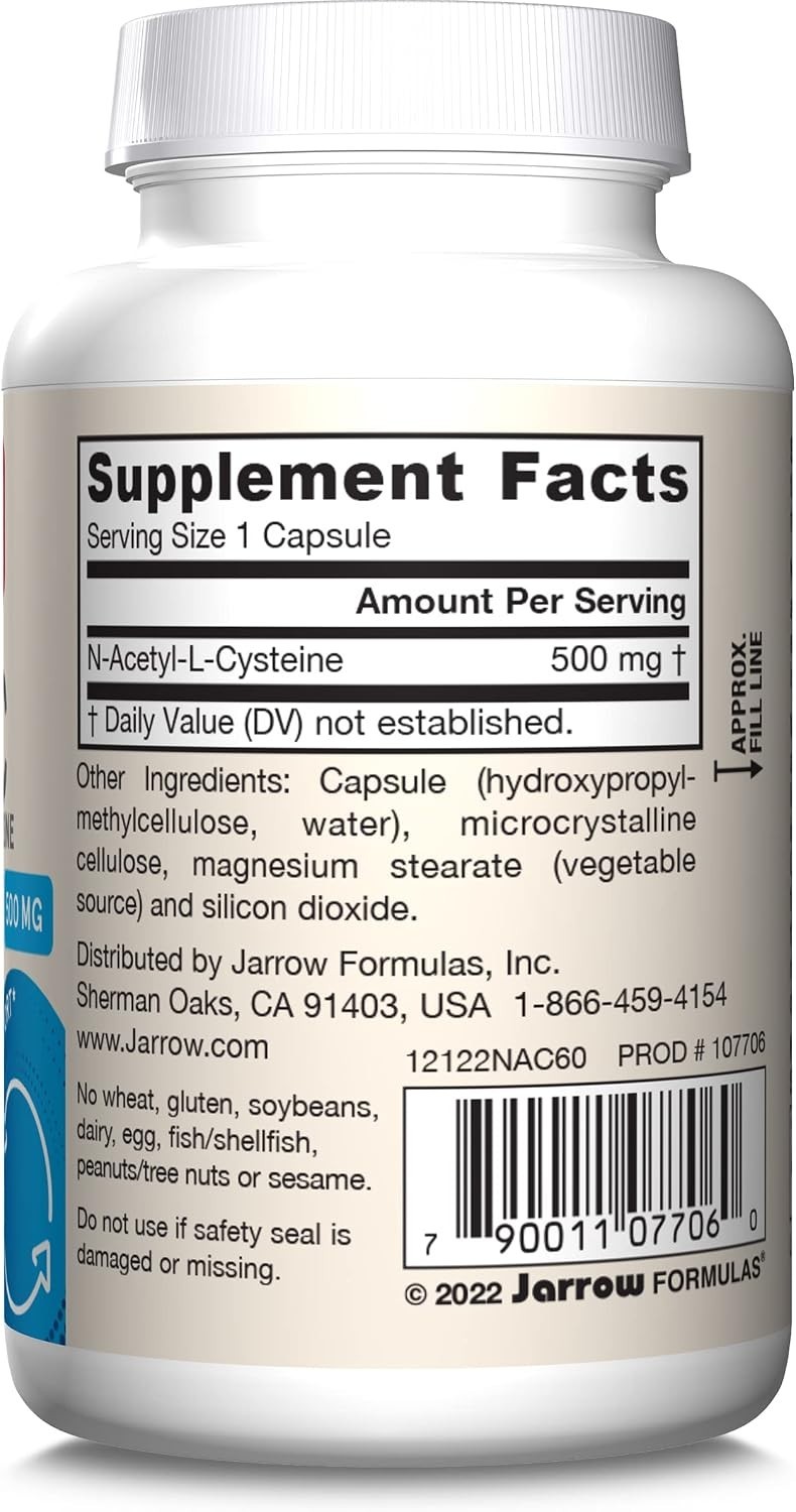 N-A-C 500mg – Antioxidant Support for Liver & Cellular Health