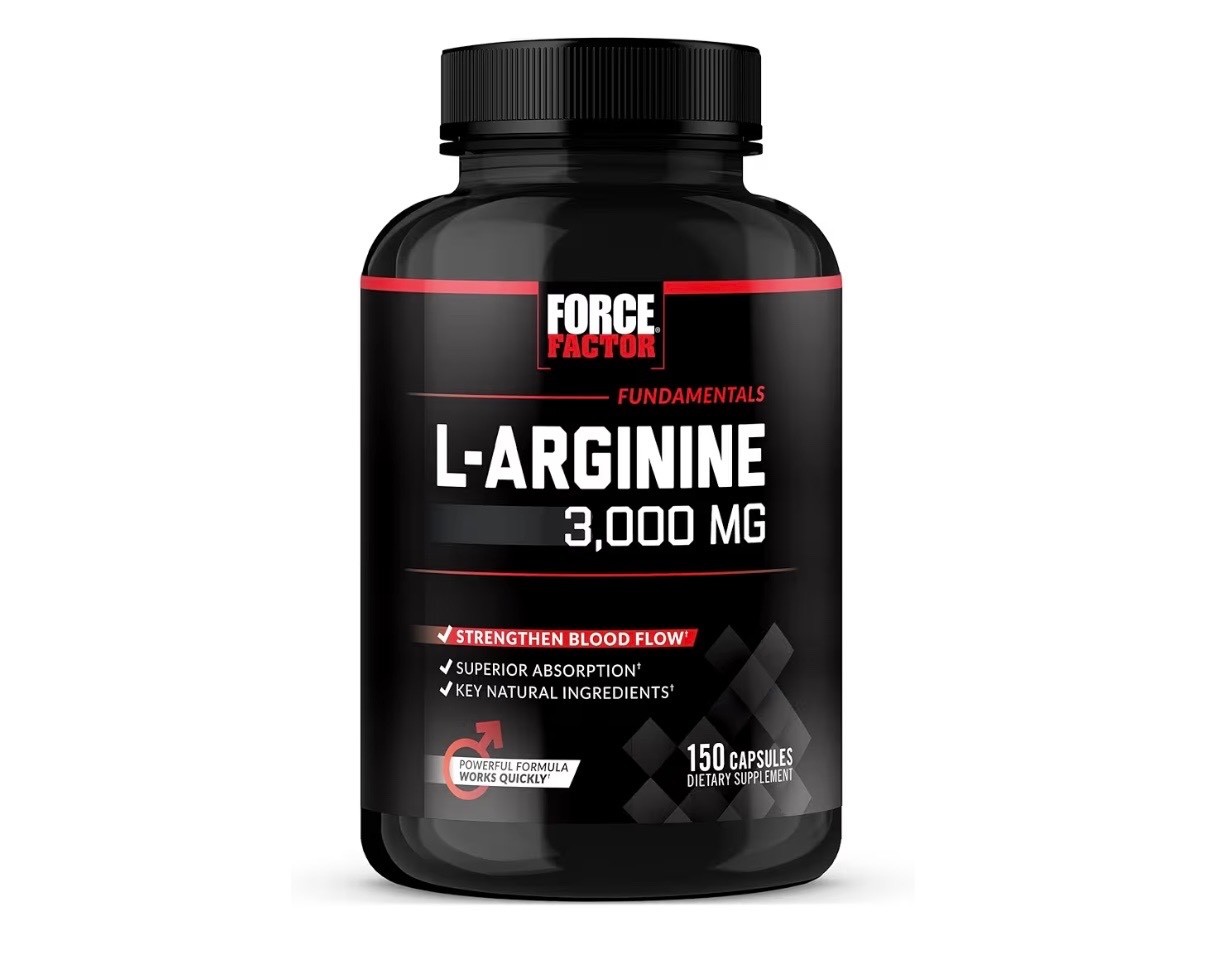 Force Factor L-Arginine 3000 MG, Extra Strength Nitric Oxide & Circulation Boost