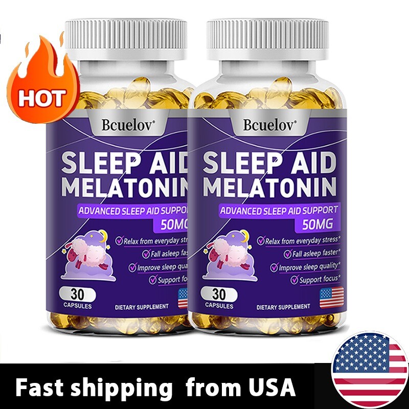 25mg Sleep Support Capsules Improve Sleep Quality Relieve Stress Sleep 30/60/120