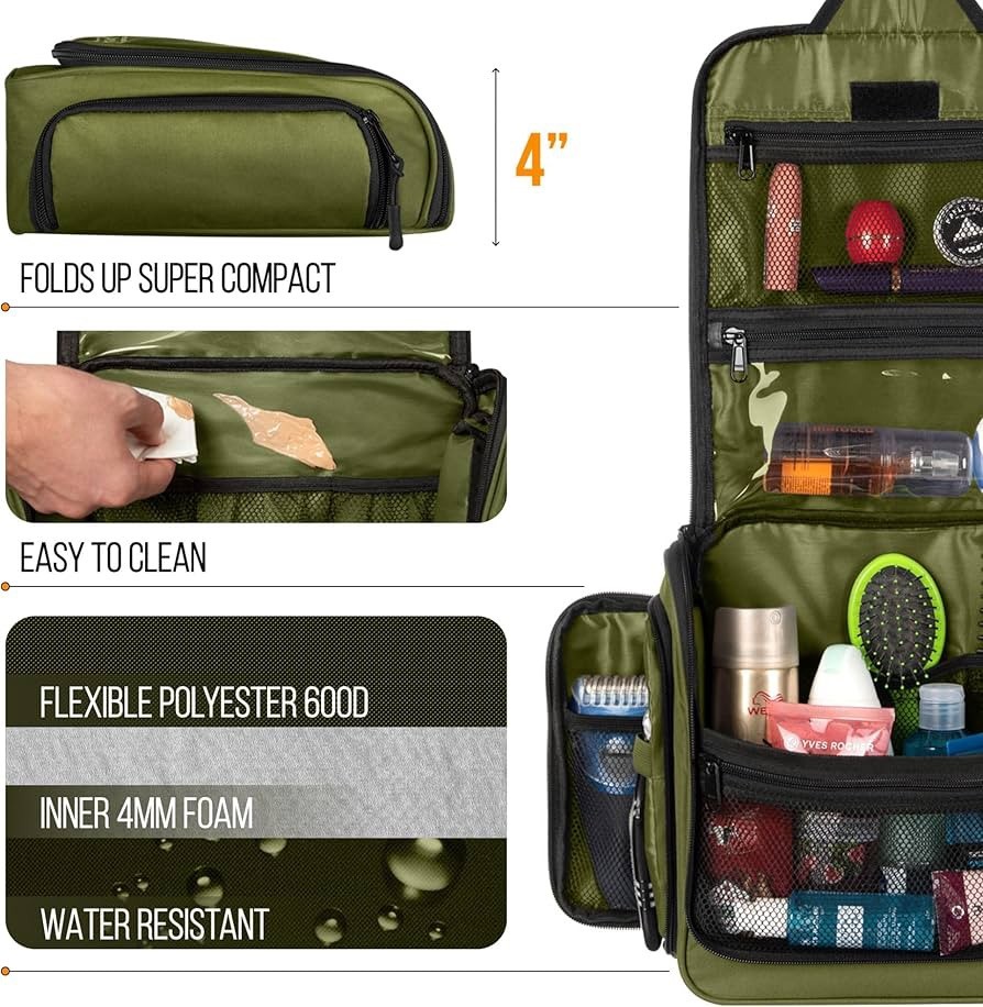 Be Summer Ready! Travel Toiletry Bag for Men and Women