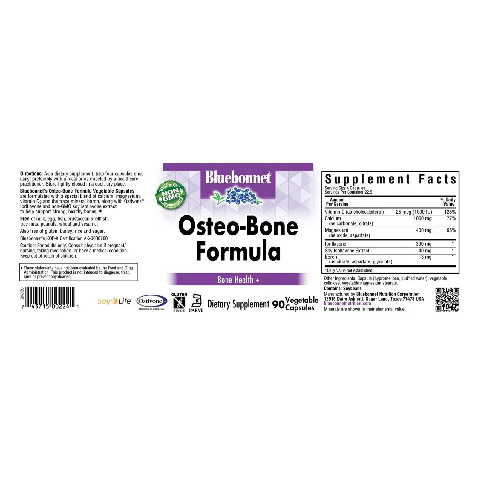 Osteo-Bone Formula 90 Veg Capsules