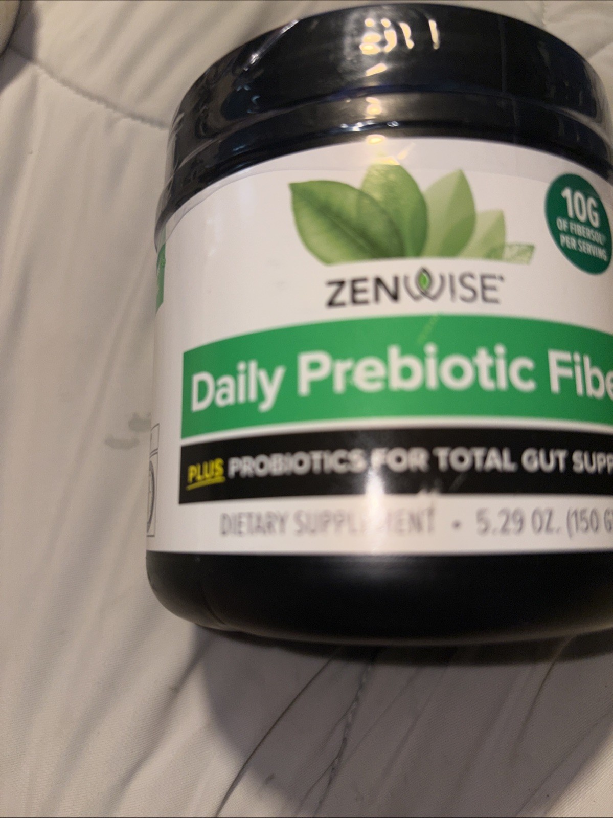 Zenwise Daily Prebiotic Fiber Probiotics Gut Support 5.29 oz New