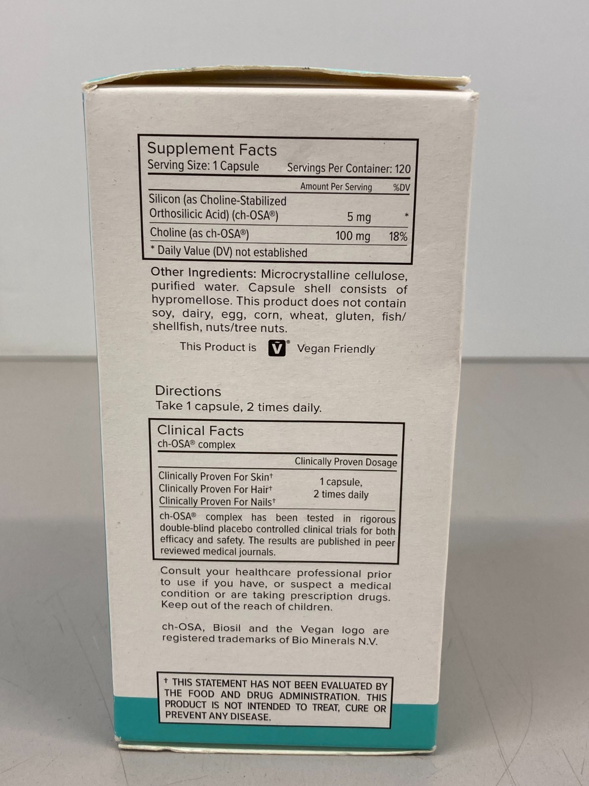 Natural Factors Biosil Advanced Collagen Generator 120 Caps Exp 06/2026+