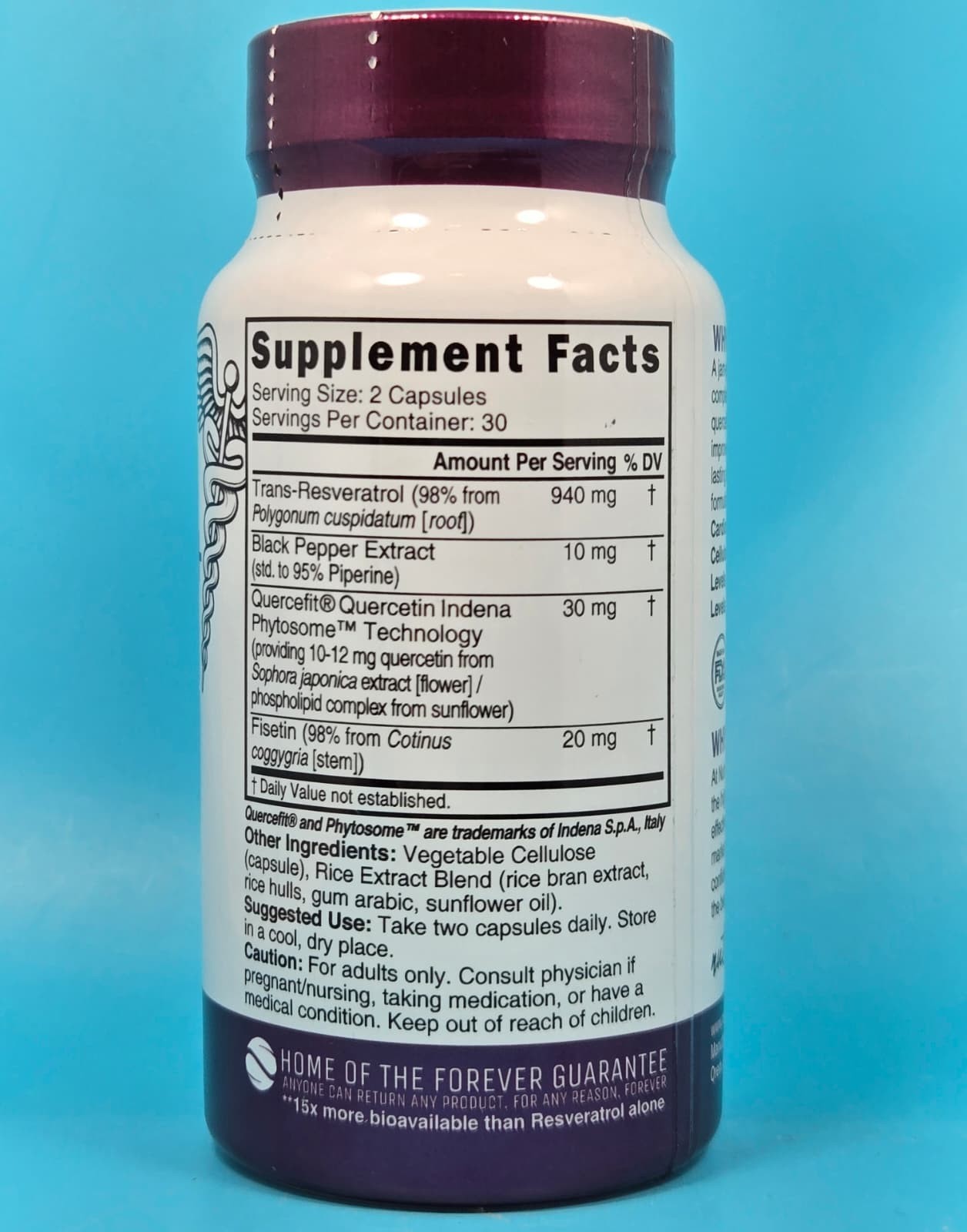 Resveratrol+, 1,000 mg, 60 Pcs For Immunity 15x More Bioavailability Exp 07/2028