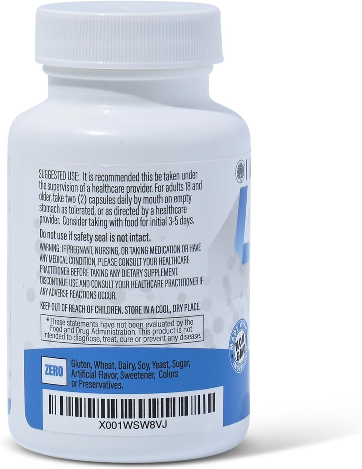 Stabilized R-Alpha Lipoic Acid True 600Mg per Serving High Potency Up To 40X Inc