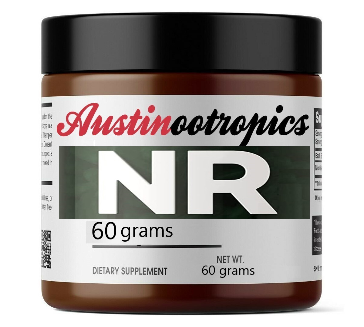 NR – Nicotinamide Riboside (60 Grams) – Certified 99% PURE Powder