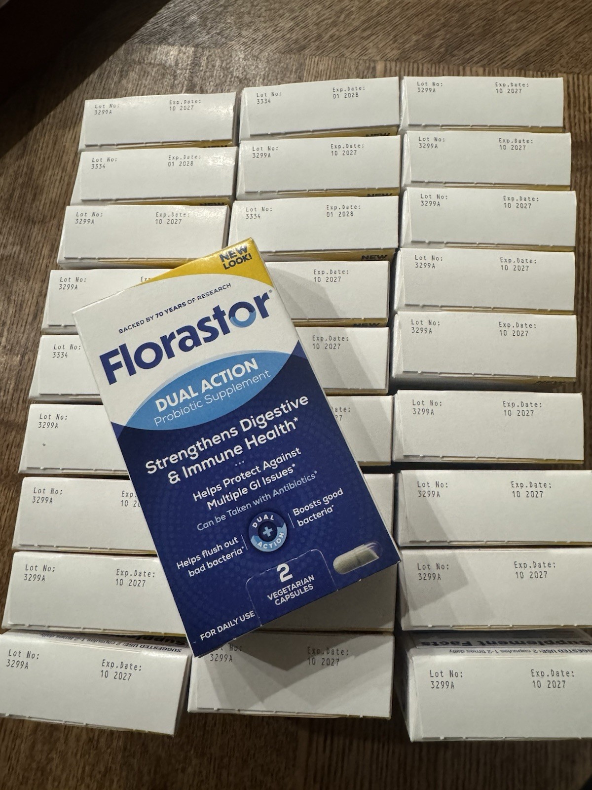 Florastor Dual Action Probiotic Vegetarian 56 Capsules Gut Health