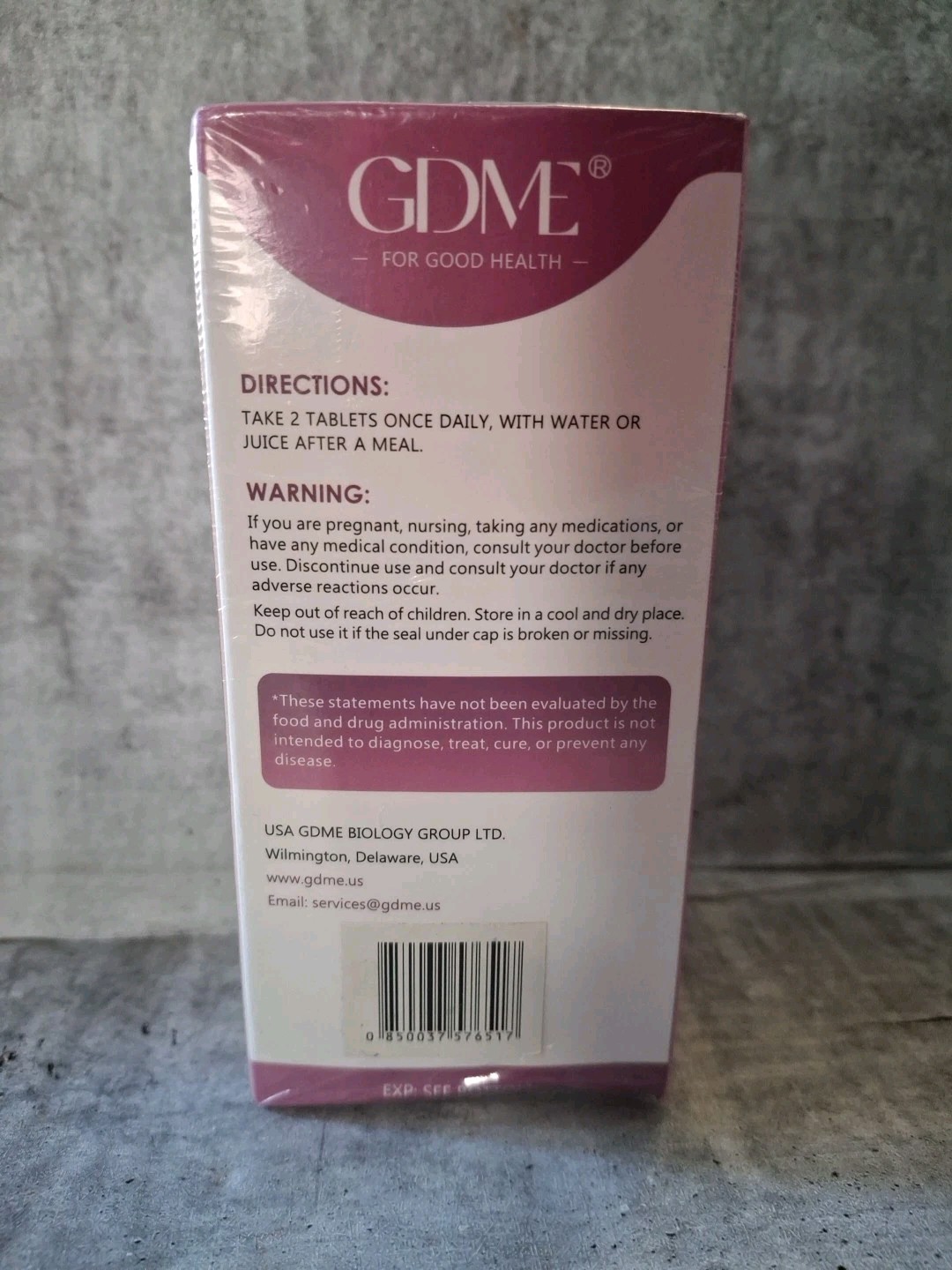 GDME Women’s Probiotic 90 Billion CFUs 90 Tablets | Exp 05/2026 Sealed.