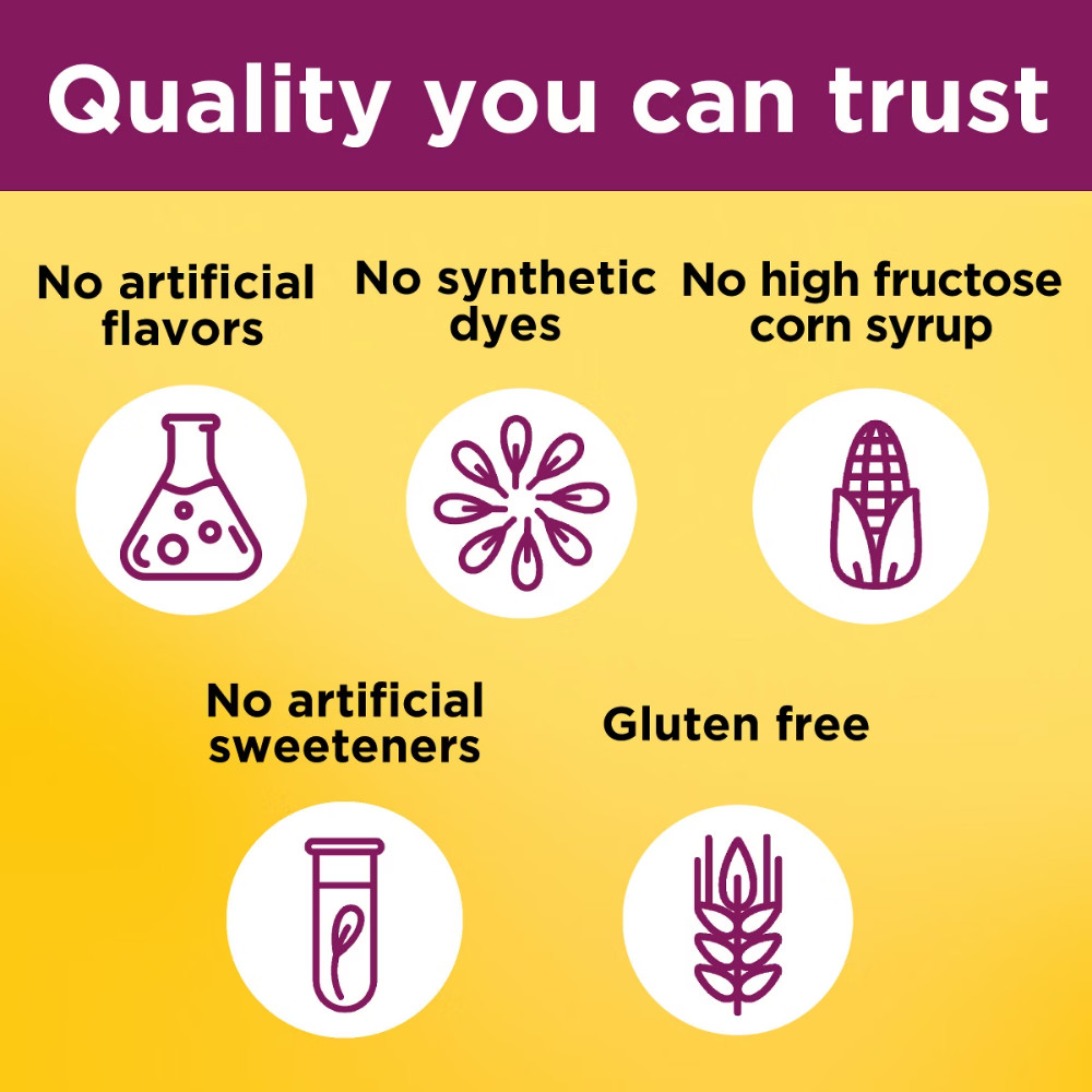 Nature Made Multi for Her + Omega-3 Gummies – Lemon, Orange & Strawberry