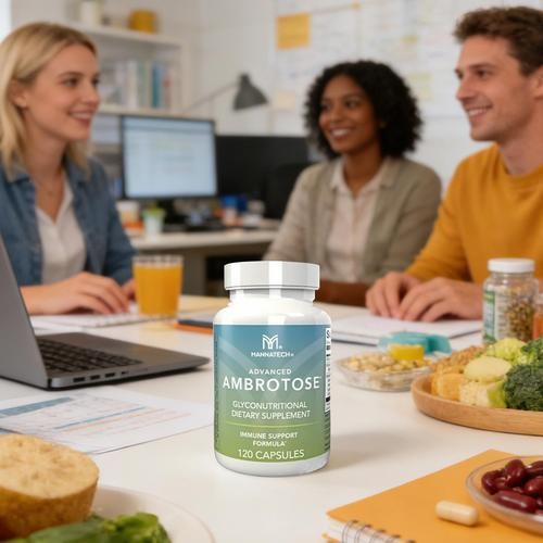 Advanced Mannatech Ambrotose Capsules 120 Count | Dietary Supplement