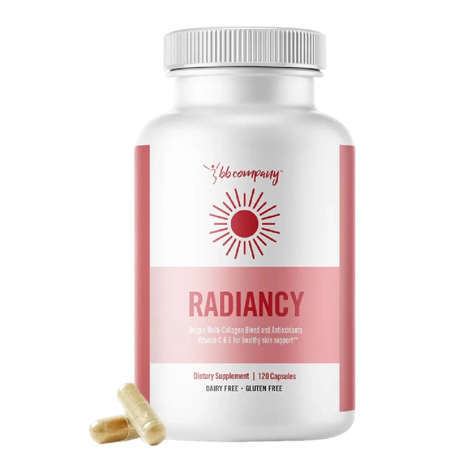 RADIANCY VAGINAL Probiotic & Collagen Blend Feminine Health Anti|Aging 120 Caps