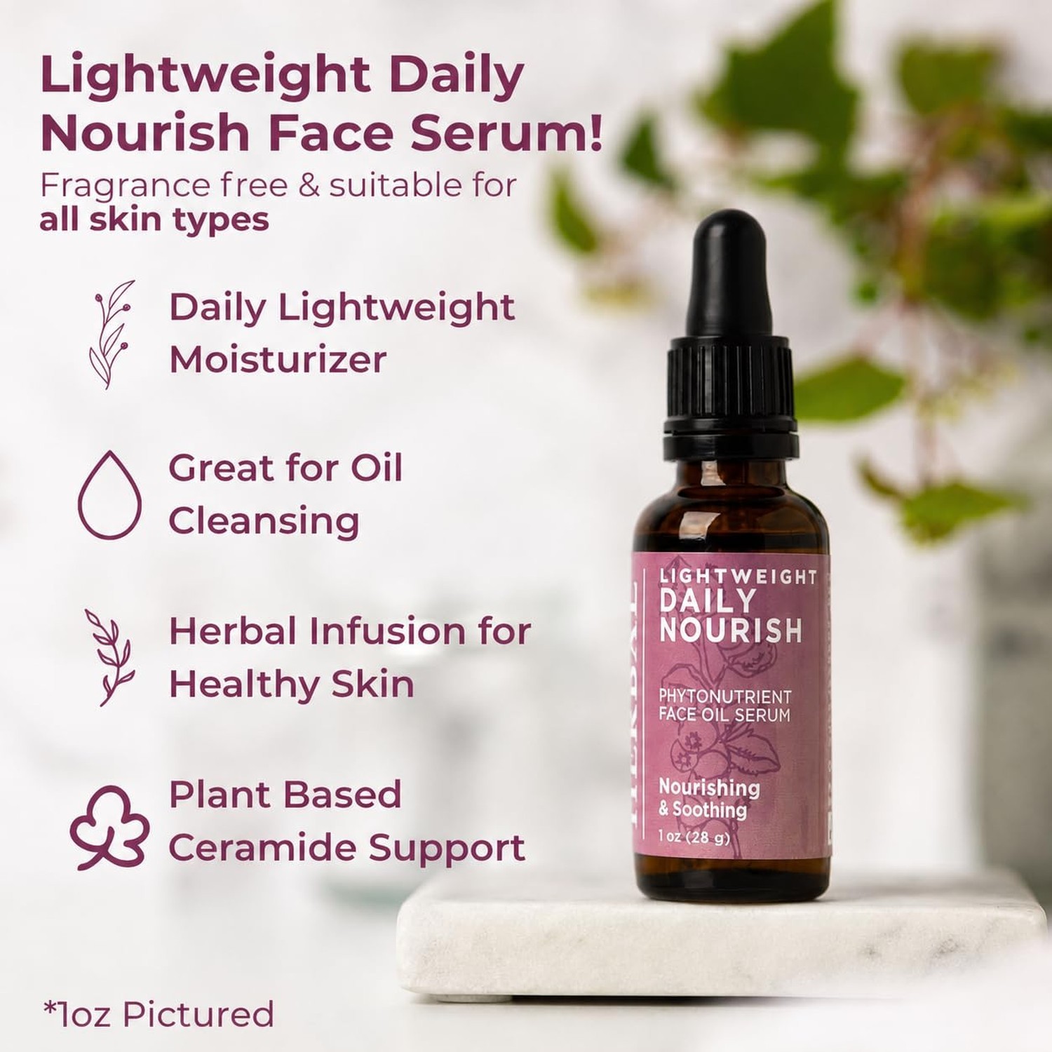Ora’s Amazing Herbal Lightweight Daily Nourish, Organic Calendula, Thyme, Pla…