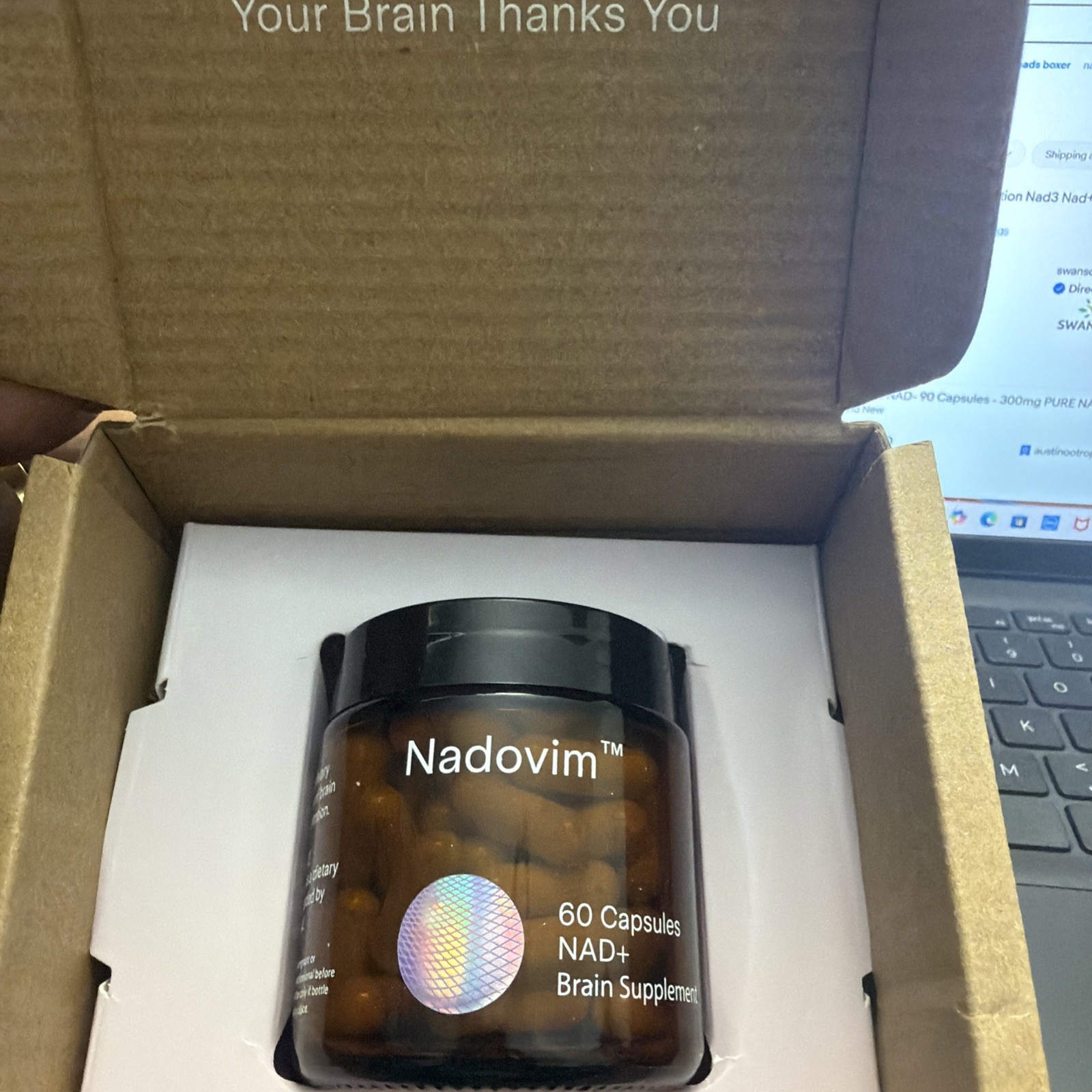 N a d o v i m 60 Capsule Brain Supplement Exp 9/2026 Freeshipping