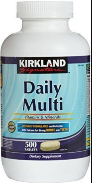 Kirkland Signature Daily Multi Vitamins – 500 Tablets