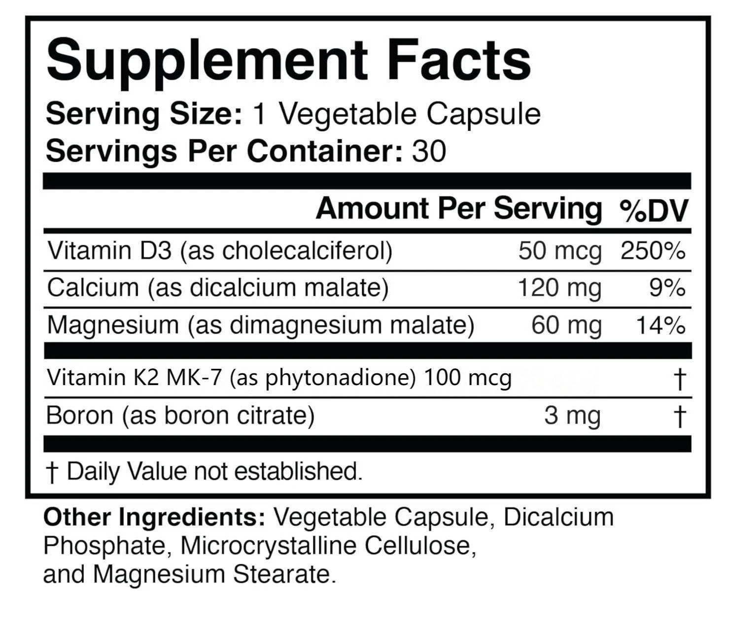 Bone Support Dietary Supplement 30Count pack of 5，EXP 2027