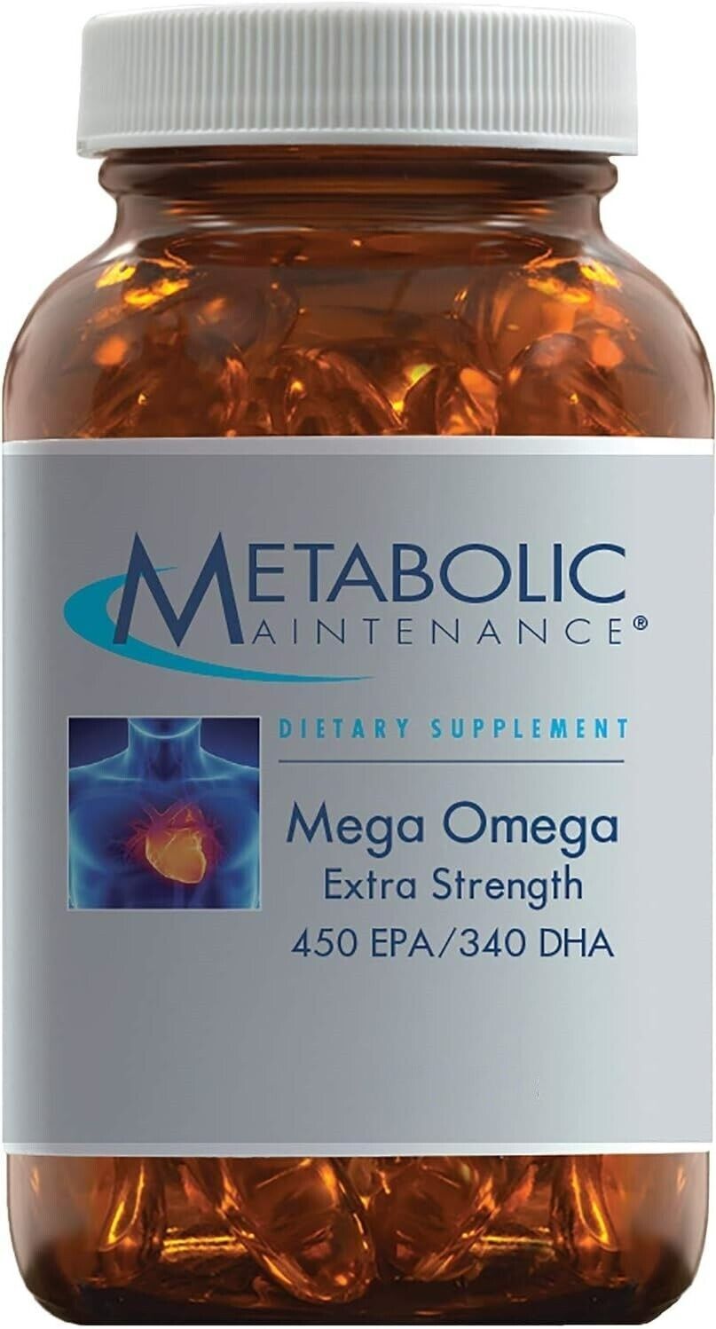 Metabolic Maintenance Mega Omega Extra Strength 450EPA 340DHA 1000mg 90ct MED151