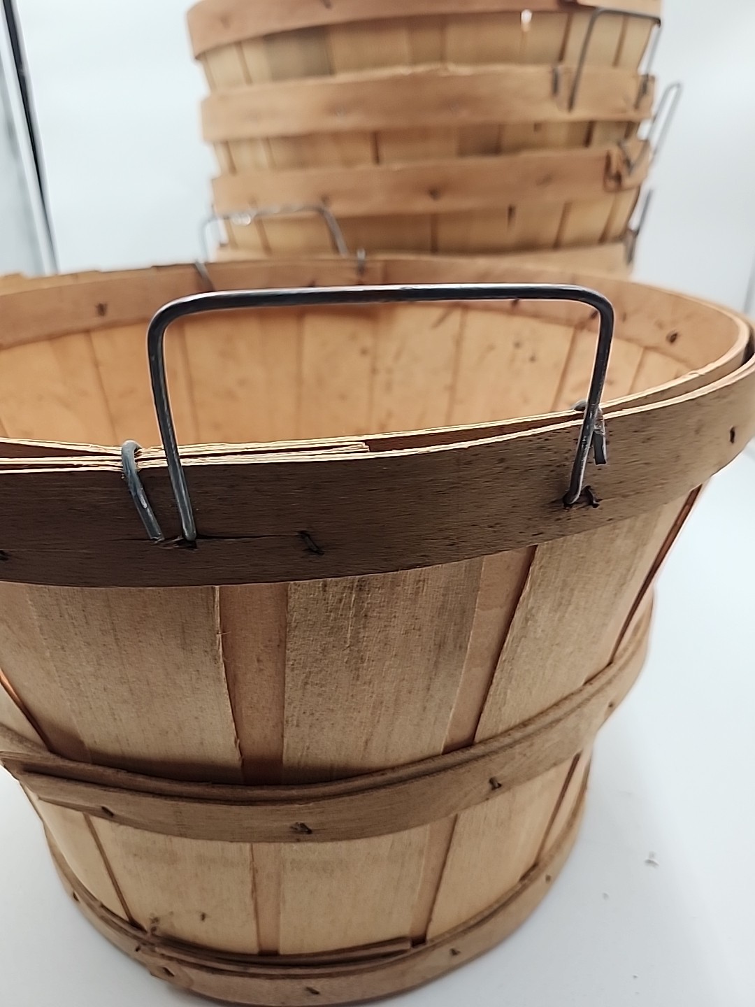 14″ Wooded Bascest Set See Description For Details