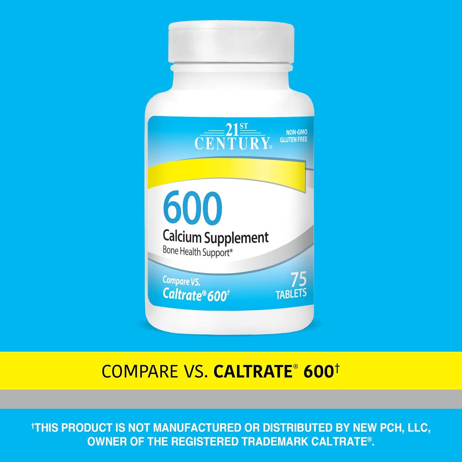 Calcium Supplement, 600 Mg, 75 Count