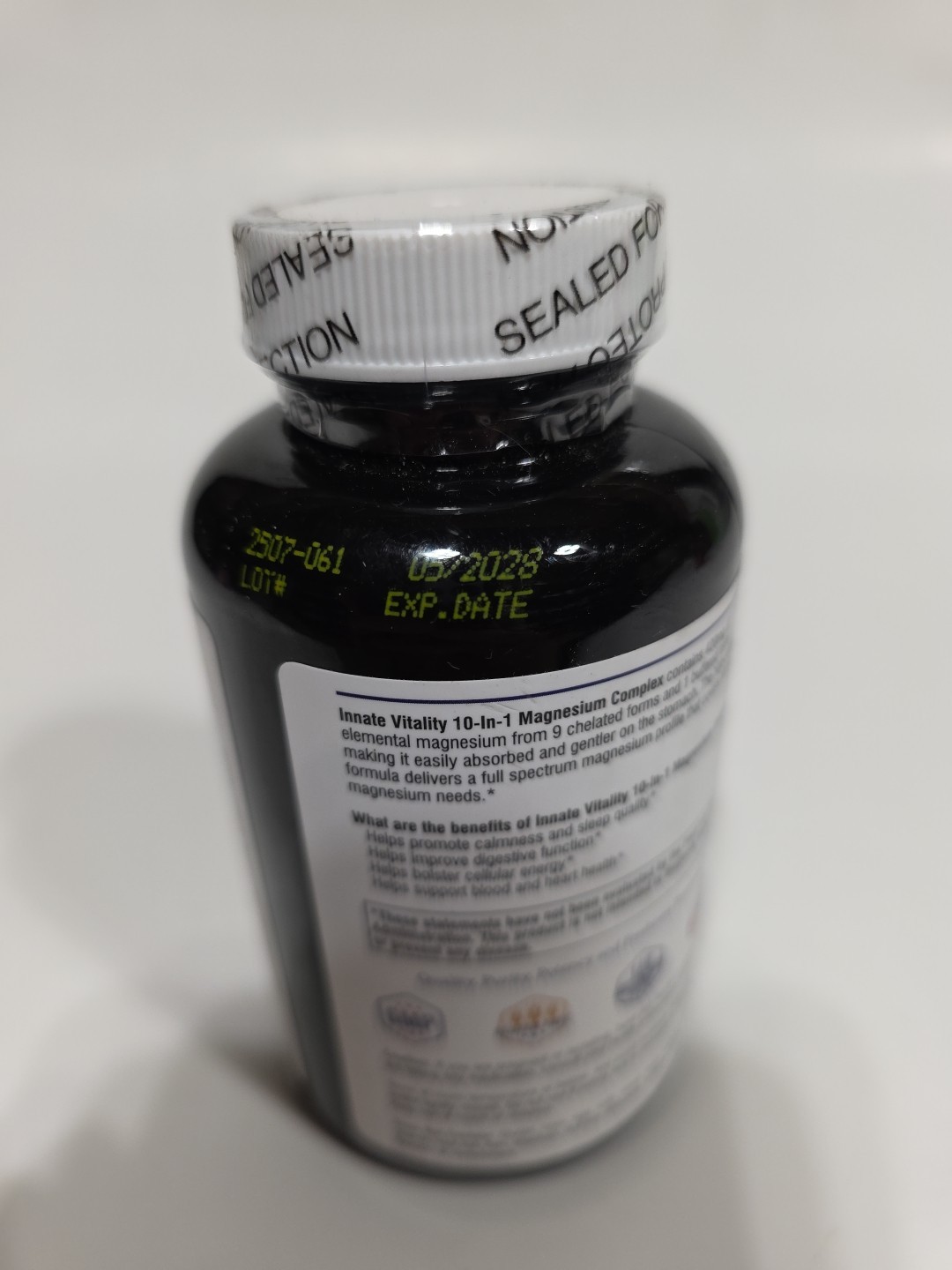 10-in-1 Magnesium Complex 960mg, 420mg Elemental Mag per Serving,Exp 4/28