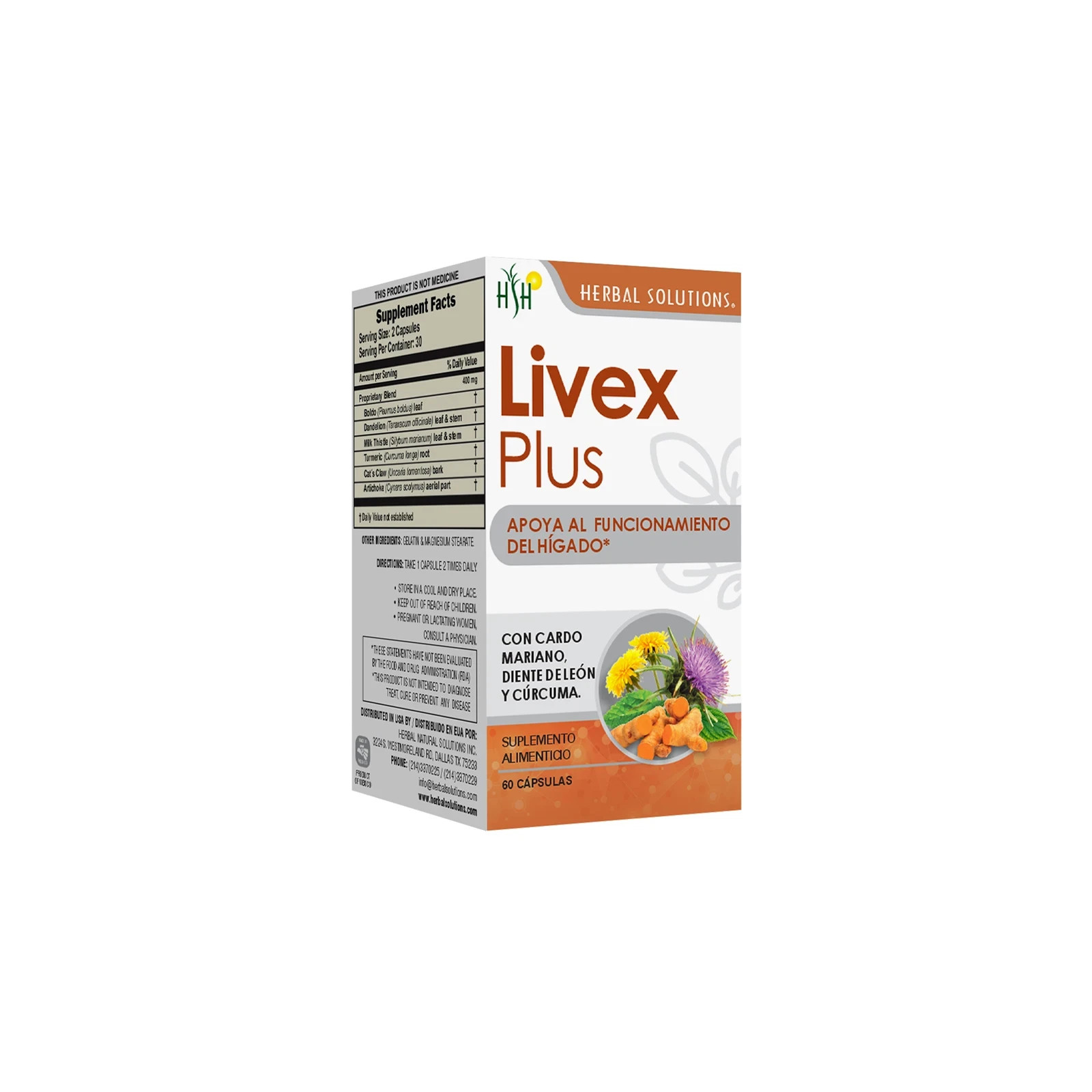 Herbal Solutions Livex Plus – Comprehensive Liver Support-Liver detox-capsules