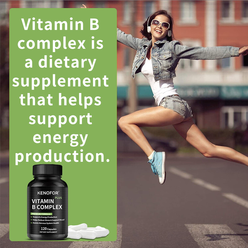 Vitamin B Complex 30/60/120Capsules Helps Reduce Stress Immune Support Pills