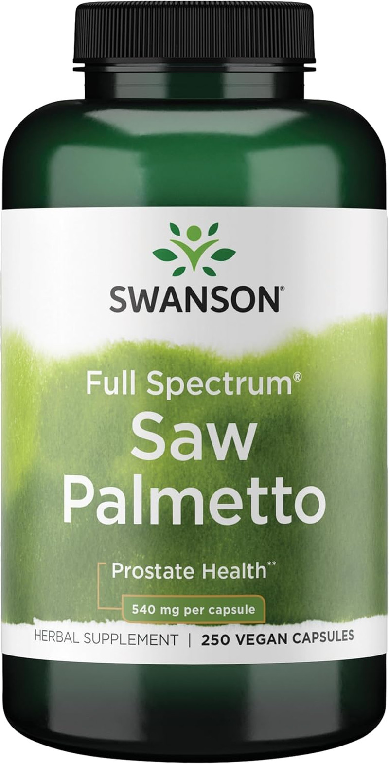 Saw Palmetto Full Spectrum Herbal Supplement for Men Seeking Prostate, Hair, and