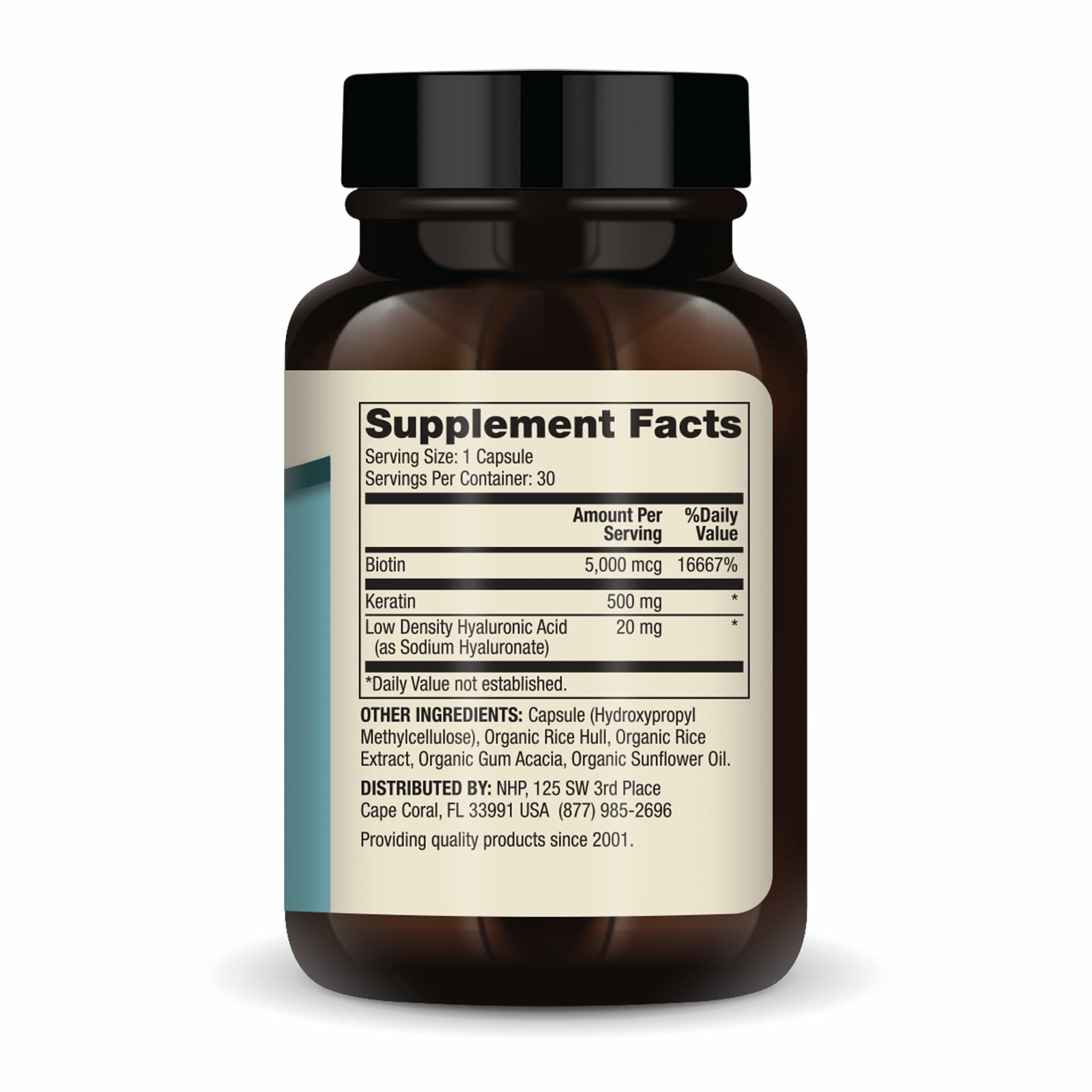 Dr. Mercola Hair, Skin and Nails – Provides Biotin, 30 Count (Pack of 1)
