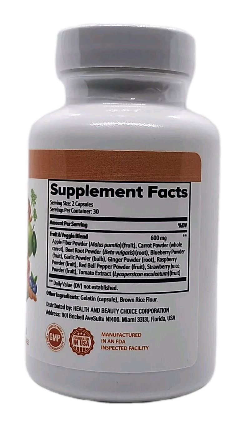 Vital Super Fruits and Veggies Powerful Daily Superfood Vital Fruits & Veggies