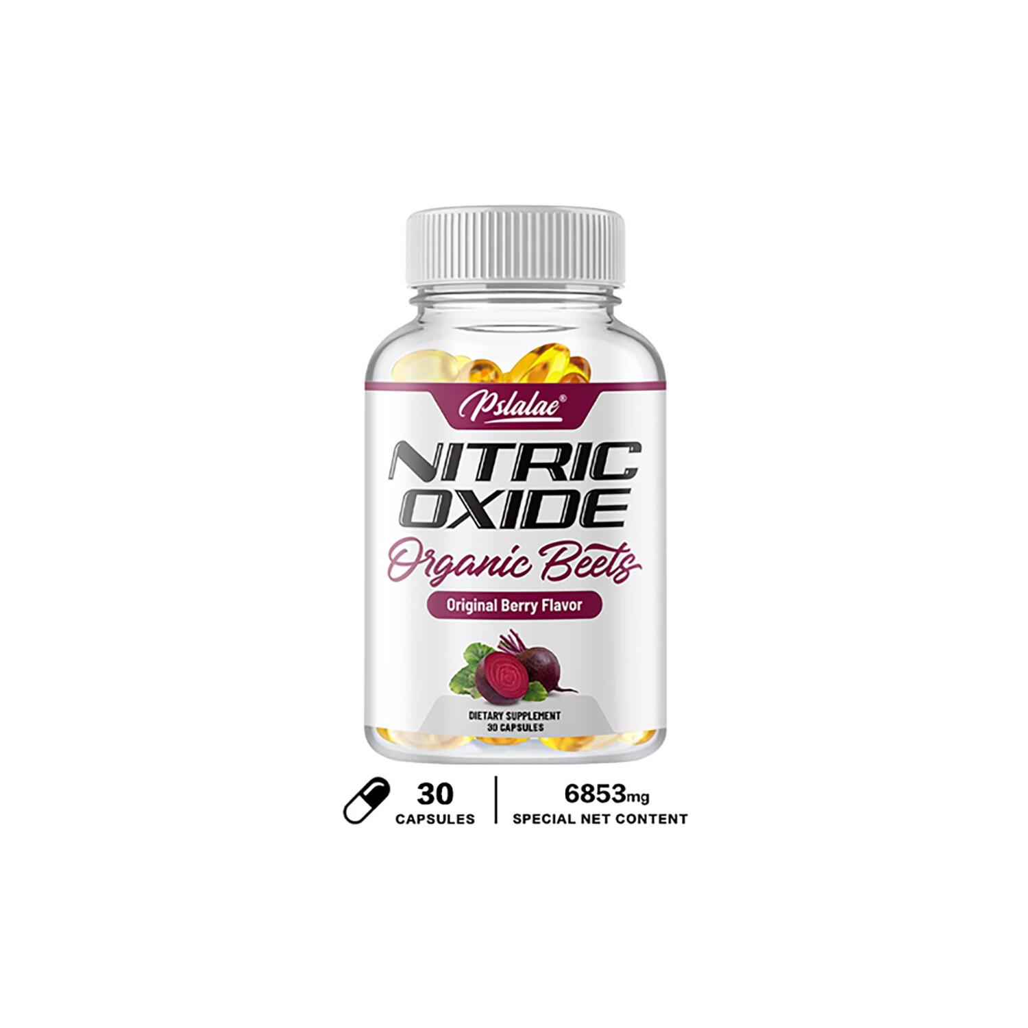 Nitric Oxide Supplement – with Organic Beet Root-Support Healthy Blood Pressure