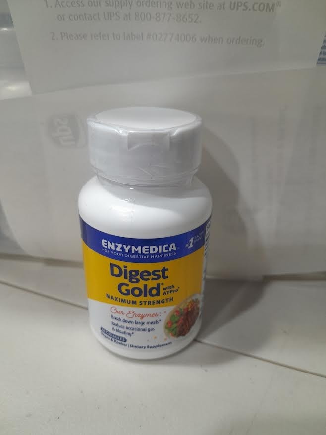 Enzymedica Digest Gold Maximum Strength with ATPro – 45 Capsules 08/2027