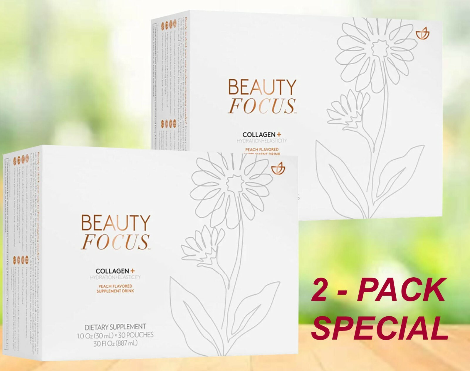 2-PACK Nu Skin NuSkin BEAUTY FOCUS COLLAGEN+ Hydration+Elasticity 04/2026