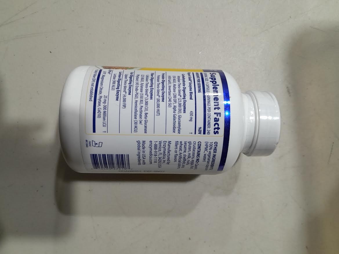 Enzymedica Digest Gold With ATPro 240 Caps Fresh Digestive Enzyme 06/2027+