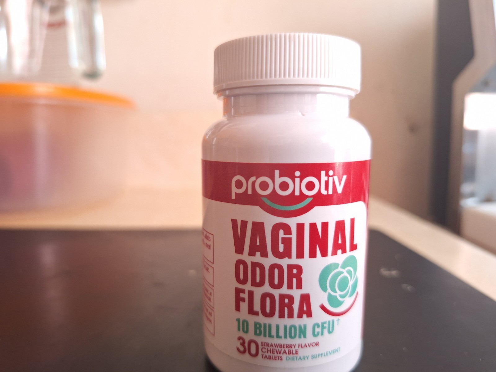 Chewable Female Vaginal Probiotics 10 Billion CFU + Organic -Health, Odor, pH +