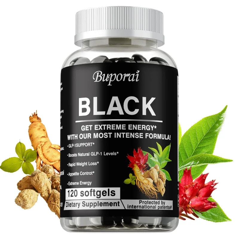 Black 120pcs – Regulates Appetite, Energy, Weight Management, Metabolism