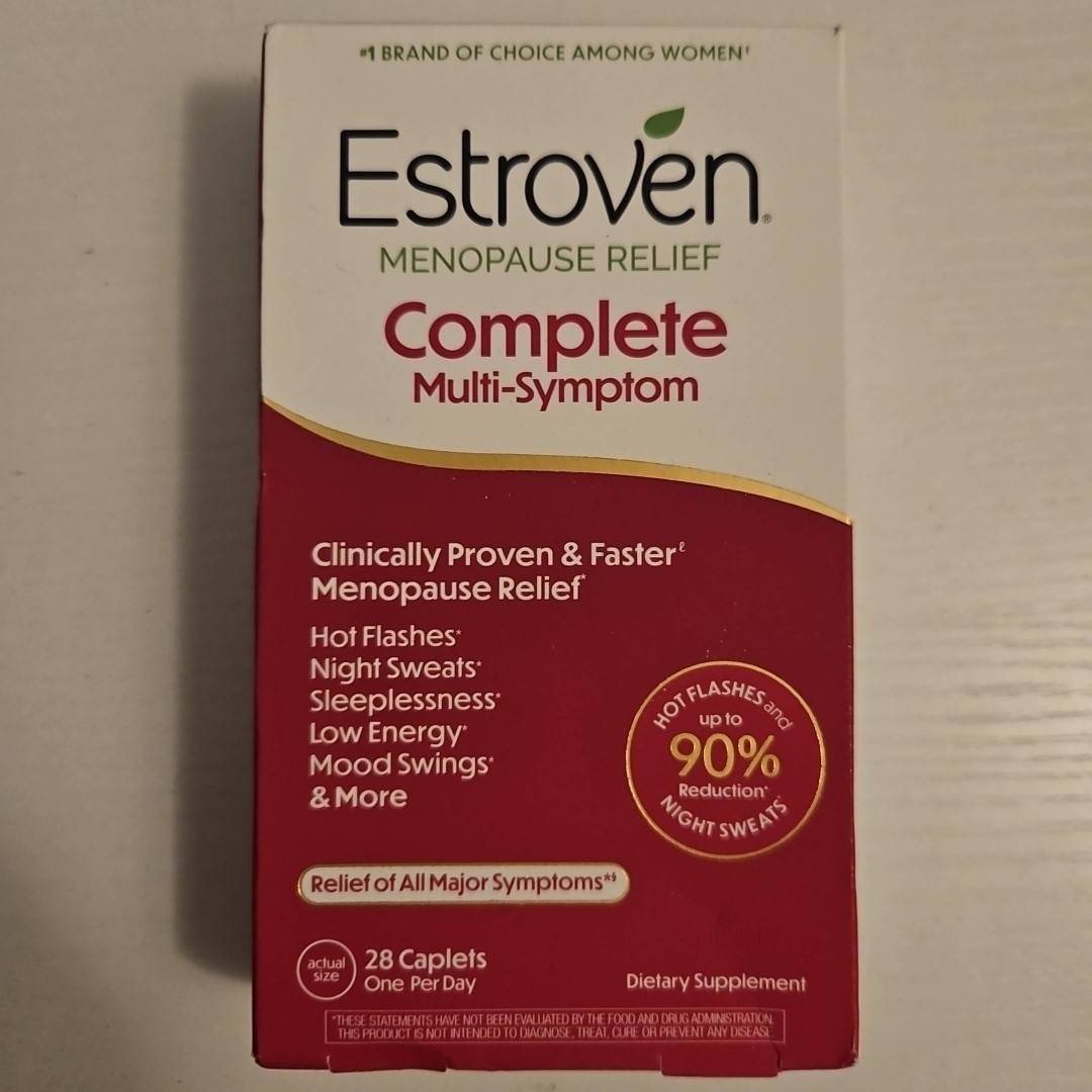 Estroven Complete Menopause Relief 28 Vegetarian Caplets Exp 2025+