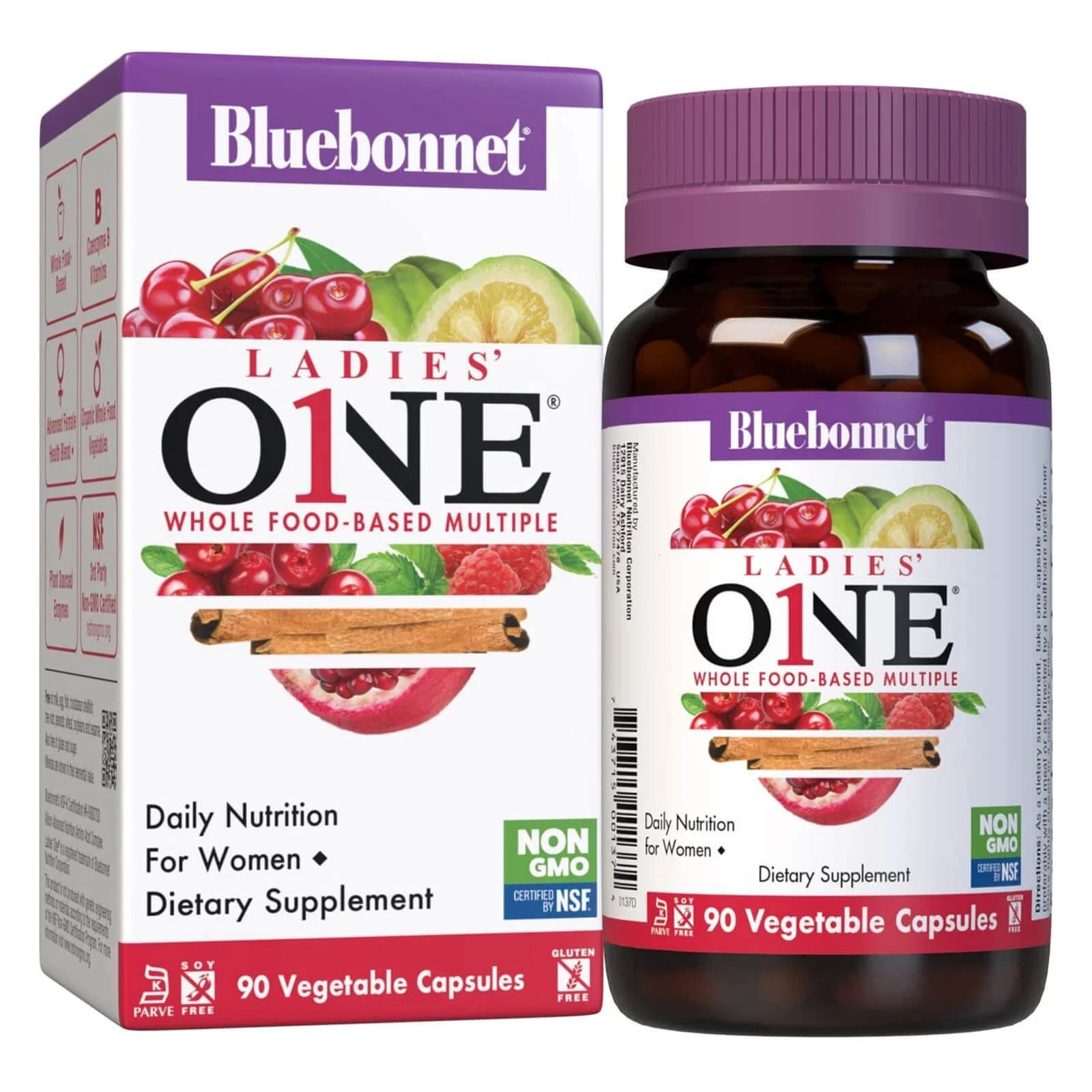 Ladies One Whole Food-Based Multiple 90 Veg Capsules
