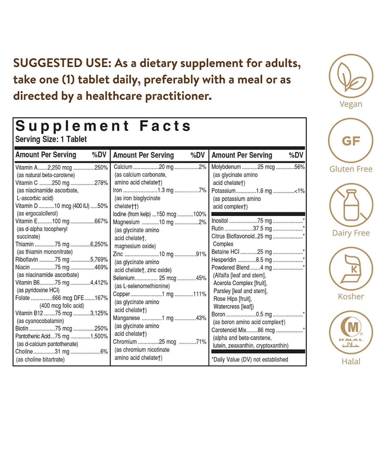 Solgar Formula VM-75 90 Tablets Exp05/2028