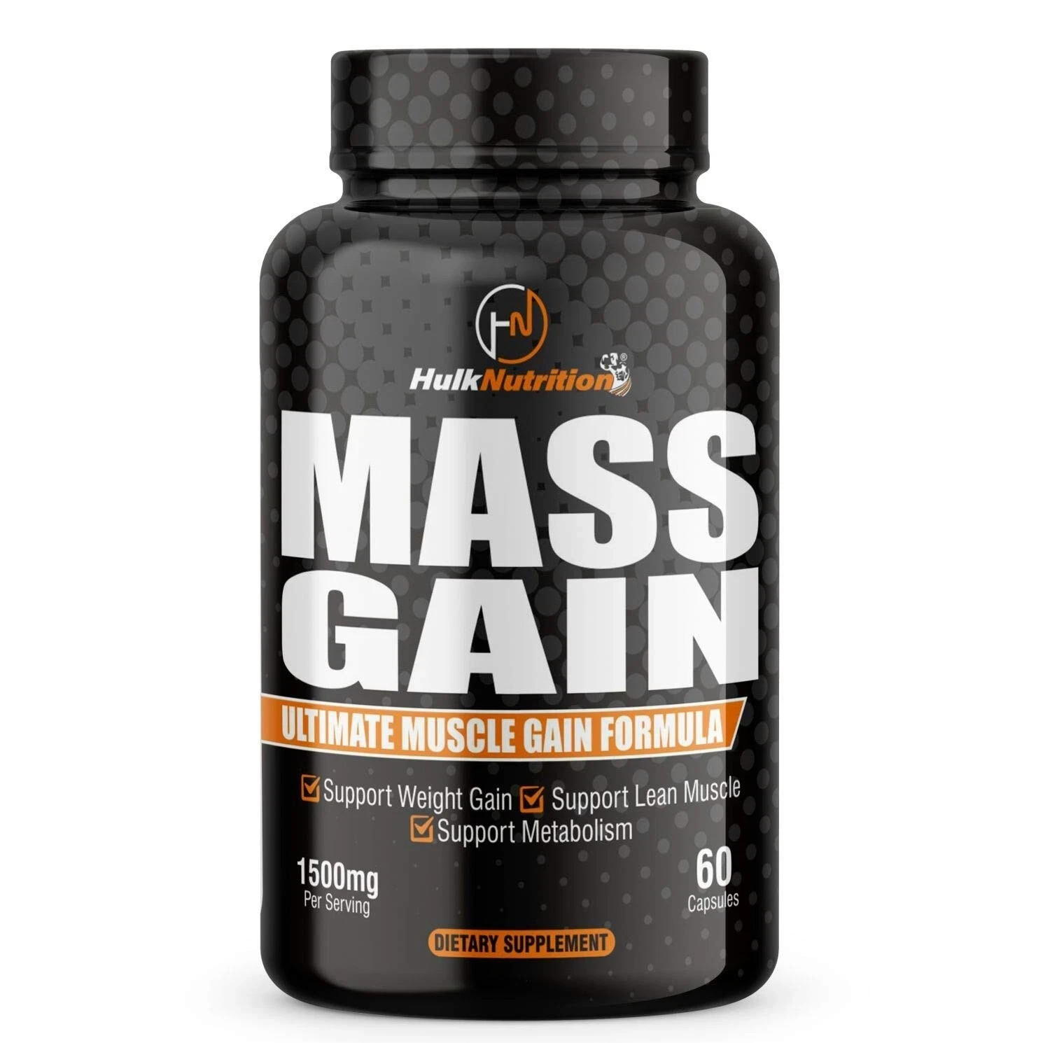 Bulk Gain Weight & Muscle Support Capsules | Daily Wellness Supplement | 60 Caps